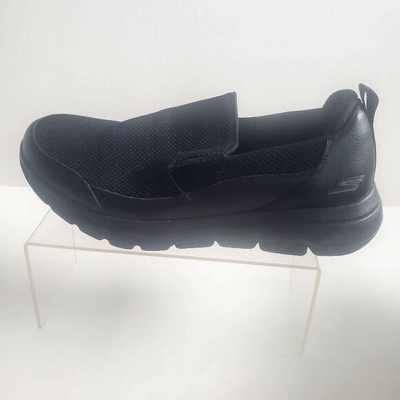 NEW Skechers GOwalk Women\'s Slip On Shoes Size 11 Black Mesh Lightweight main image 6